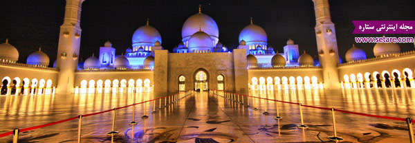 مسجد شیخ زاید، ابوظبی، امارات، خاورمیانه