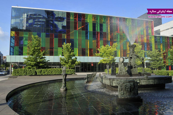 کنگره ملی کانادا، ساختمان کنگره ملی، ساختمان های شیشه ای رنگی