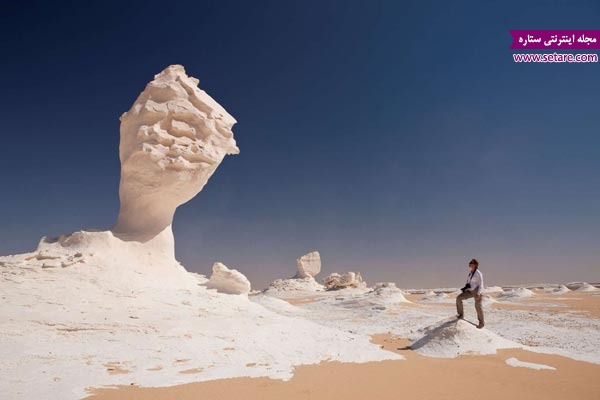کویر سفید، مصر، صحرای بیضا، اجسام سورئال