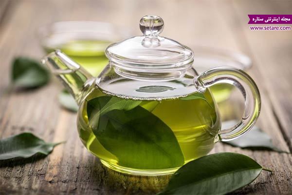عکس چای سبز، دم کردن چای سبز، مصرف چای سبز، کاهش وزن