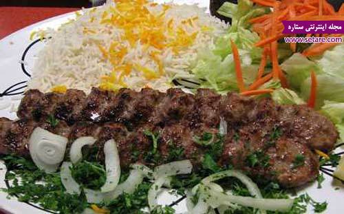 عکس کباب - کباب شترمرغ - طرز تهیه کباب - کباب گوشت شترمرغ