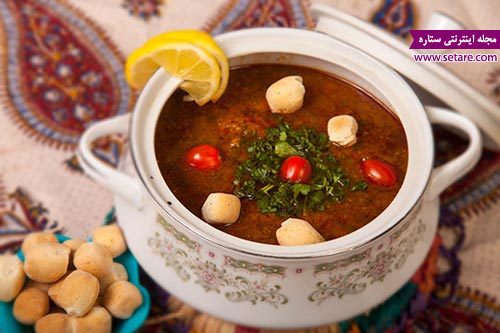 عکس سوپ - سوپ شترمرغ - طرز تهیه سوپ گوشت شترمرغ