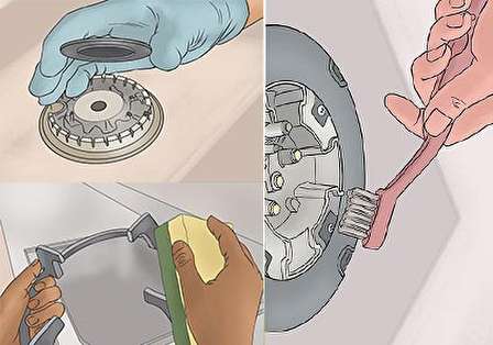 آموزش روش صحیح تمیز کردن چدن اجاق گاز