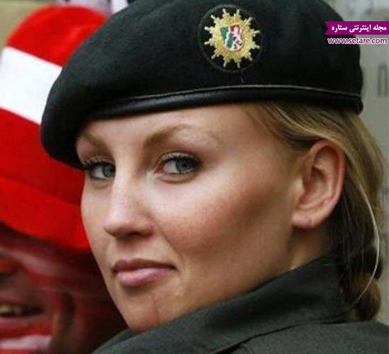 پلیس زن آلمان - عکس پلیس زن - آموزش پلیس زن