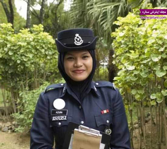 پلیس زن مالزی - عکس پلیس زن در مالزی - زنان پلیس در خارج