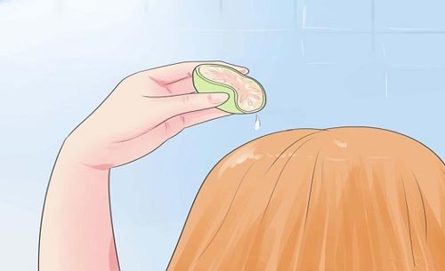 عکس روش پاک کردن حنا از روی مو