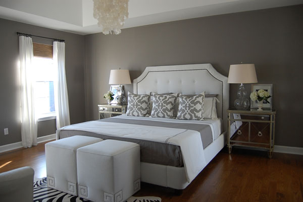 اتاق خواب خاکستری - دکوراسیون - اتاق خواب مناسب