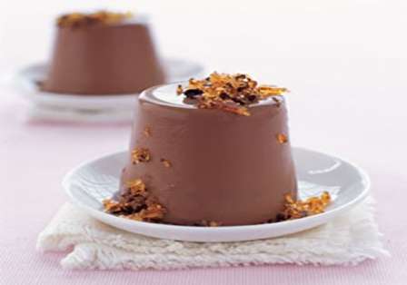 طرز تهیه پاناکوتا شکلاتی