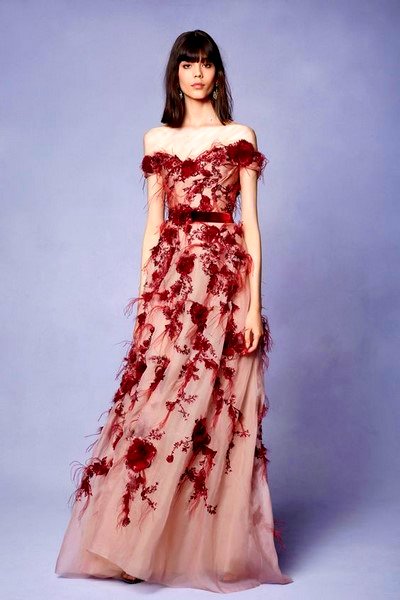  لباس زنانه مجلسی گلدار بلند 