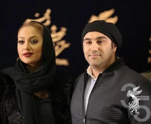 محسن تنابنده و همسرش