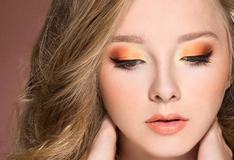 آرایش چشم نارنجی