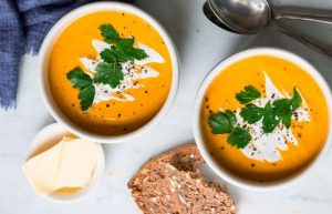 طرز تهیه سوپ کدو حلوایی