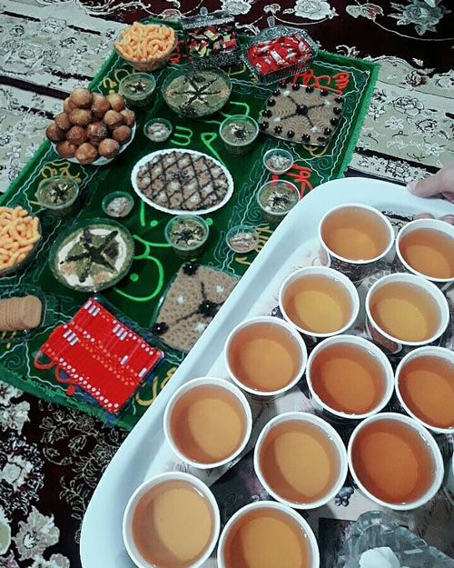 آداب سفره حضرت رقیه 