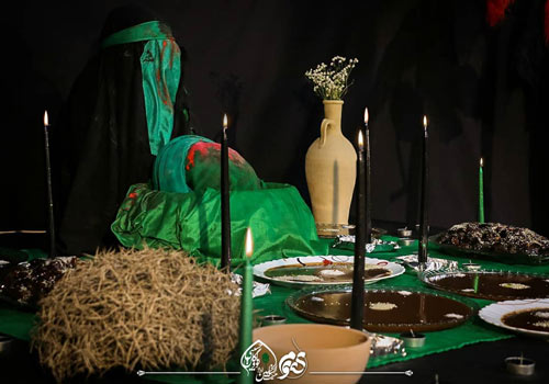 تزیین سفره حضرت رقیه 