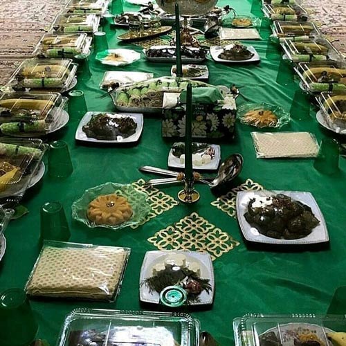 تزیین سفره حضرت رقیه