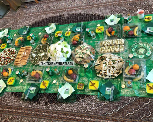 آداب سفره حضرت رقیه 