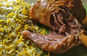 چلو گوشت نذری