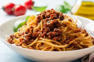 ماکارونی بدون گوشت