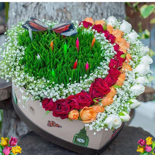 تزیین زیبای سبزه عید