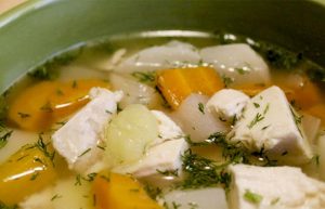 طرز تهیه سوپ شلغم و مرغ