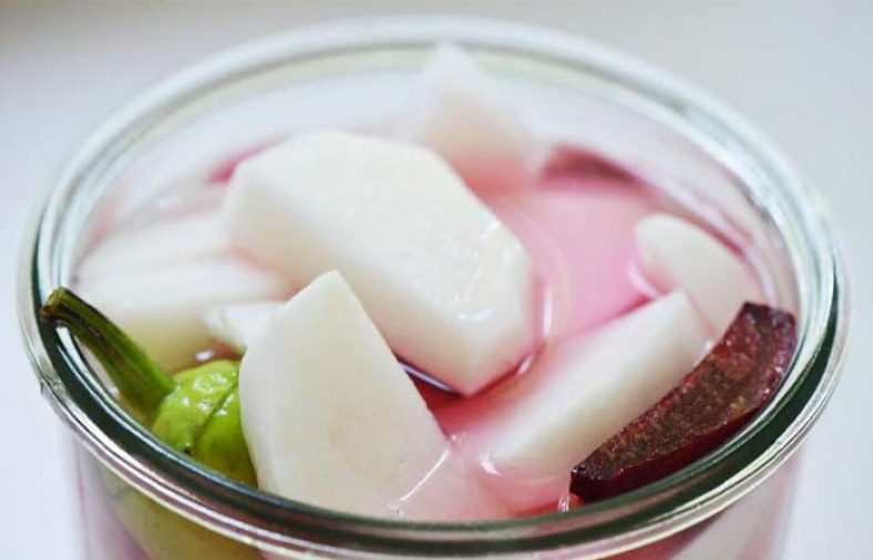 طرز تهیه ترشی شلغم