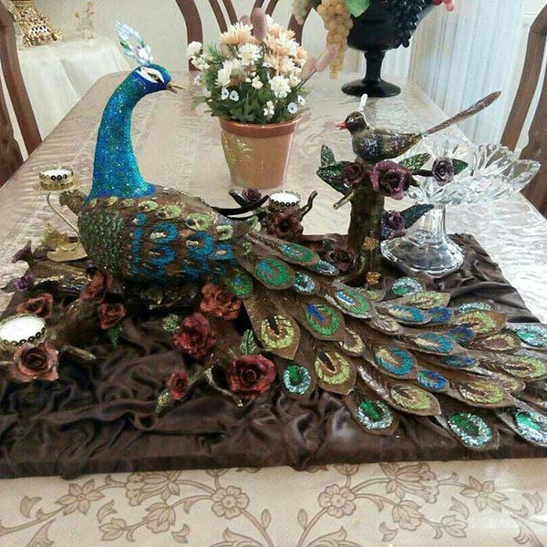 مدل تزیین حنا طاووسی