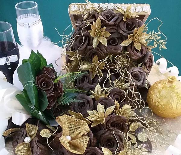 مدل تزیین حنا در جعبه
