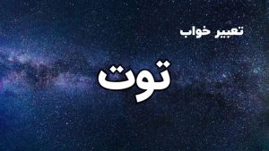 تعبیر خواب توت