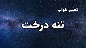 تعبیر خواب تنه درخت