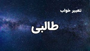 تعبیر خواب طالبی