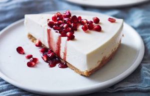 طرز تهیه چیز کیک انار