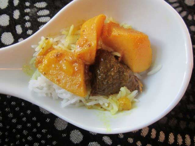 تزیین خورشت به