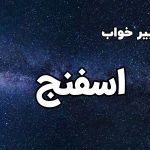 تعبیر خواب اسفنج