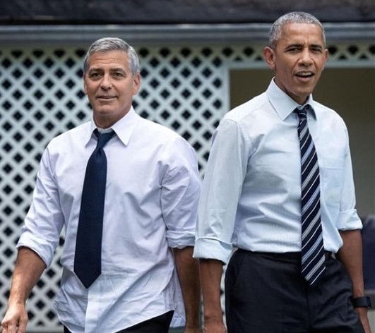 اوباما و جرج کلونی