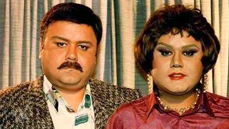 اکبر عبدی در آدم برفی