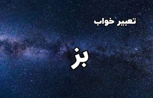 تعبیر خواب بز