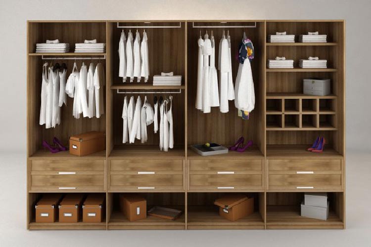 کمد لباس اتاق خواب خاص