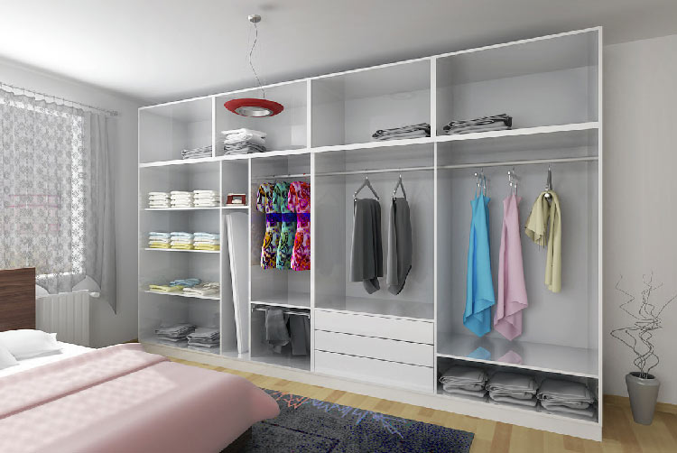 کمد لباس اتاق خواب عریض