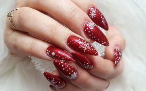 مدل طراحی ناخن کریسمس