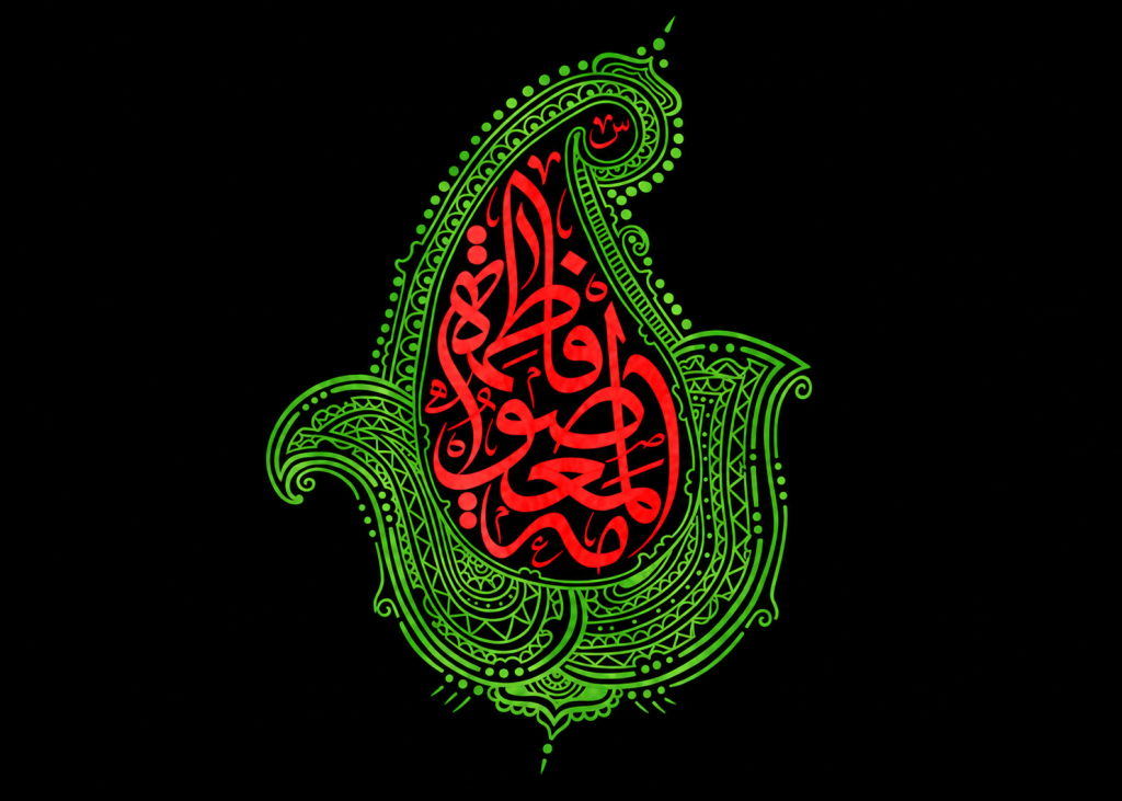 عکس نوشته وفات حضرت معصومه 1405