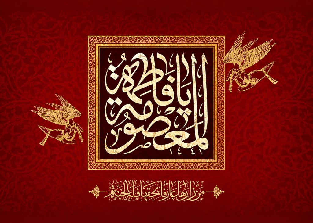 عکس نوشته وفات حضرت معصومه 1405