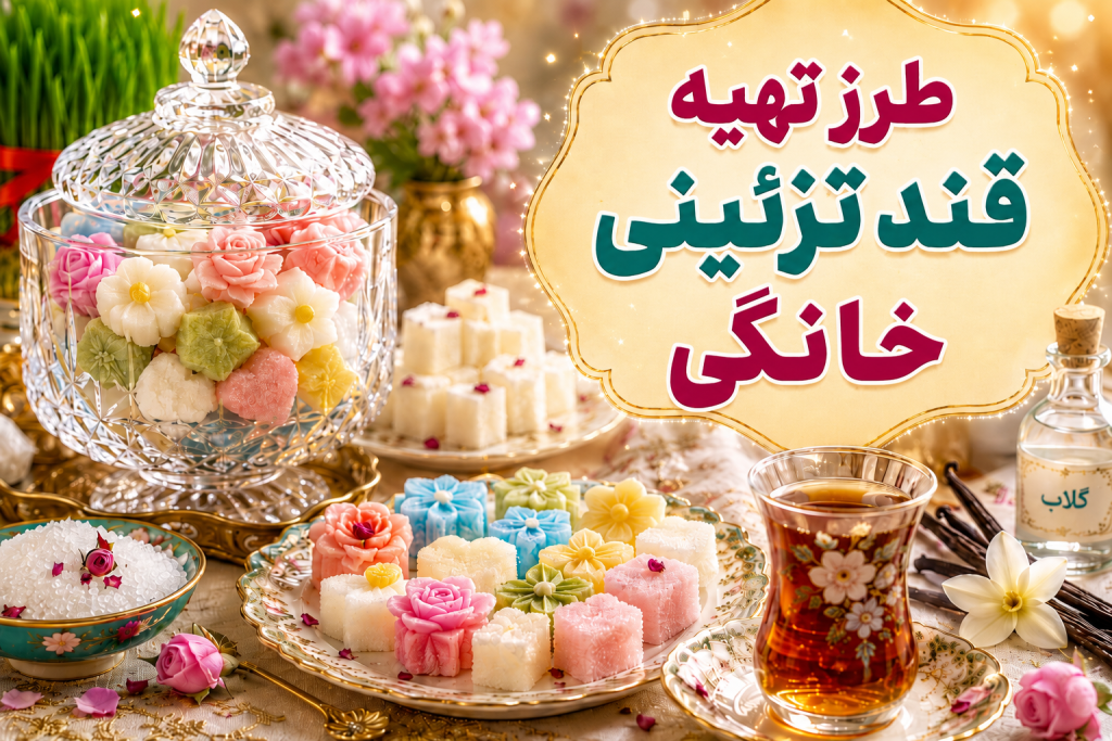 طرز تهیه قند تزئینی با پودر قند و ژلاتین و چند روش ساده دیگر در منزل