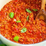 طزر تهیه سس گوشت