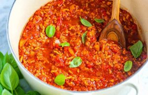 طزر تهیه سس گوشت