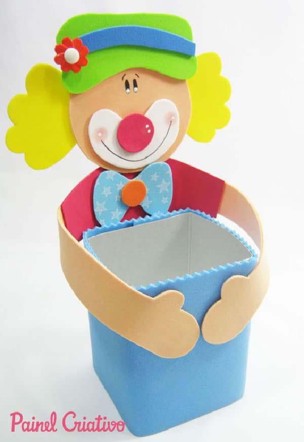 ایده کاردستی کودکانه با فوم رنگی - جامدادی فومی