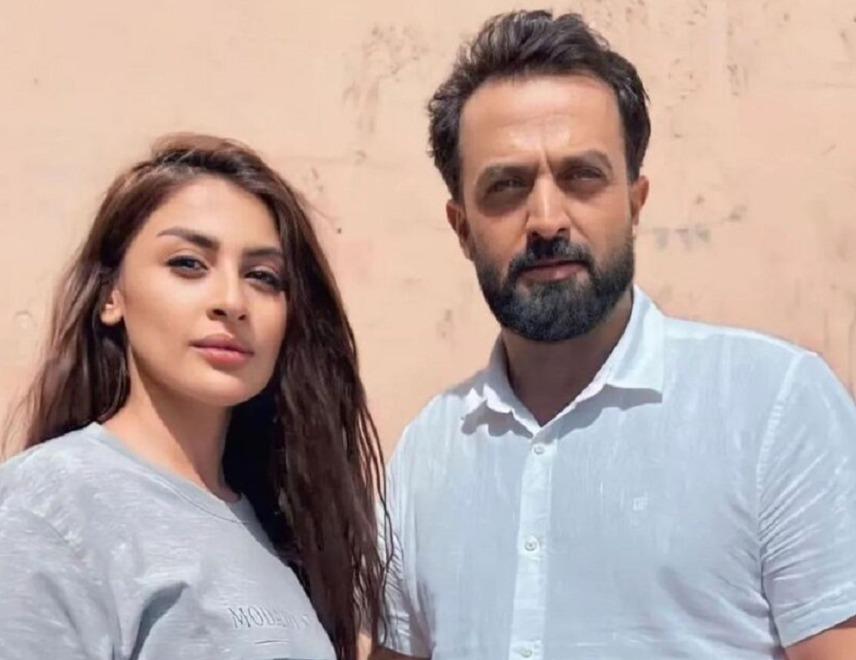 مصطفی زمانی و همسرش