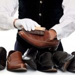 تمیز کردن کفش چرم