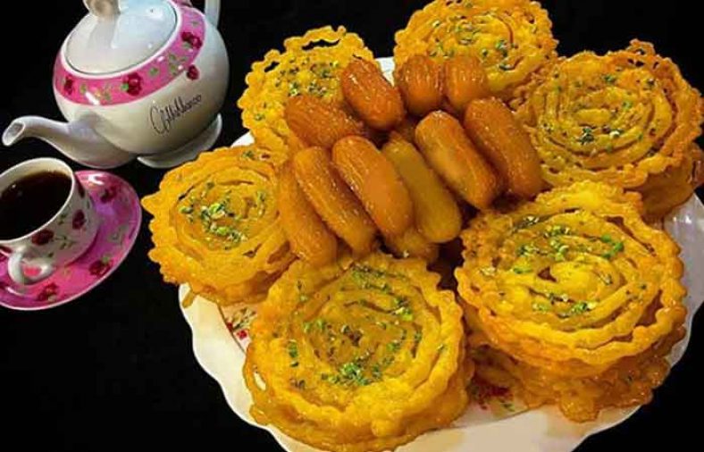 تزیین زولبیا بامیه