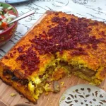 طرز تهیه ته چین مرغ و بادمجان