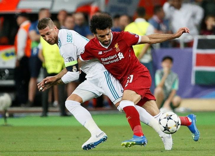 مصدومیت صلاح در فینال لیگ قهرمانان اروپا